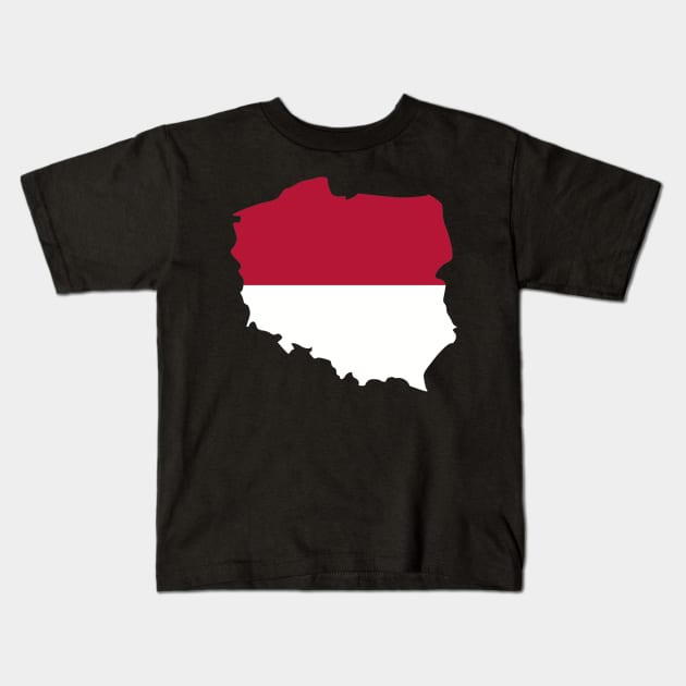 Poland Kids T-Shirt by Designzz